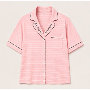 Women's Premium Striped Pajama Set – Soft Breathable Loungewear