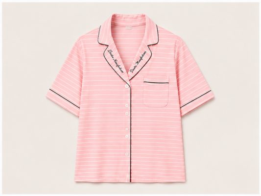 Women's Premium Striped Pajama Set – Soft Breathable Loungewear